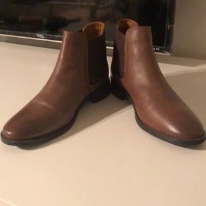 Brown ankle boots
